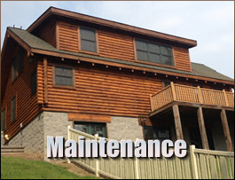  Vilas, North Carolina Log Home Maintenance