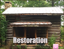 Historic Log Cabin Restoration  Vilas, North Carolina